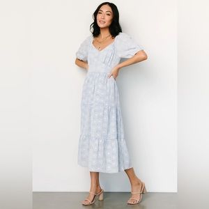 Baltic Born Mildred Embroidered MIDI Dress Size Large